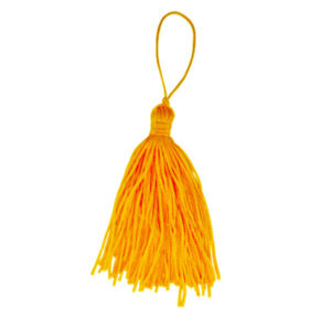 Tassel Sortido 7cm c/10 und. - Cor: Amarelo Gema