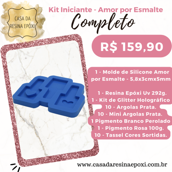 Kit Iniciante - Amor por Esmalte