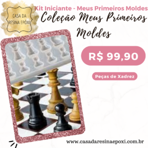 Molde Silicone  - Xadrez
