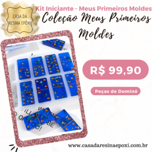 Molde Silicone  - Dominó