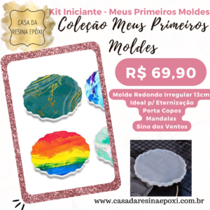 Molde Silicone  - Porta Copos / Eternização / Placa Pix  / Mandala