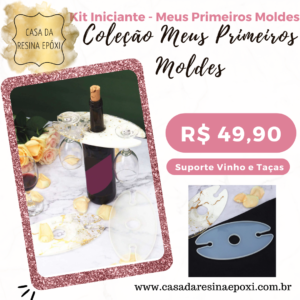 Molde Silicone  - Suporte de Vinho e Taças