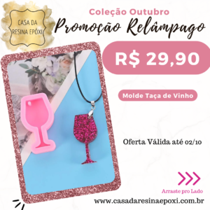 Molde Silicone  - Pingentes de Taça