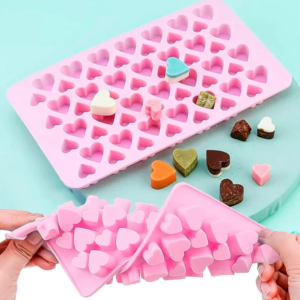 Molde Silicone  - Mini Corações / Pingentes / Tampa de Caneta