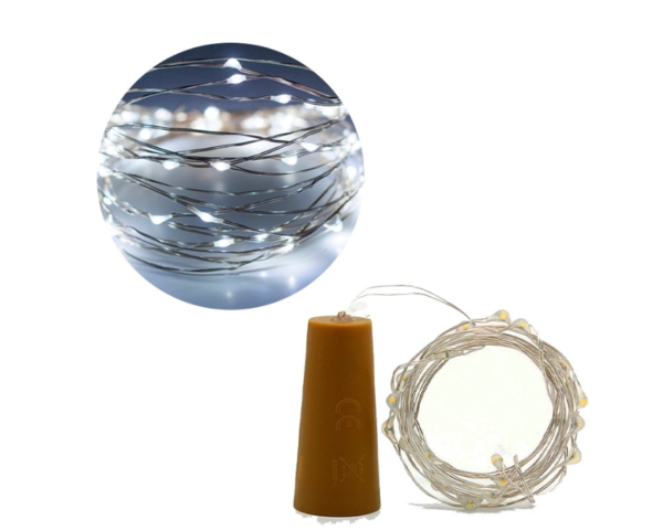Fio Fada c/ 20 Leds - Branco Frio