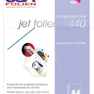 Transparência Jet A4 100 Micras S/Tarja Usafolien c/ 10 Folhas