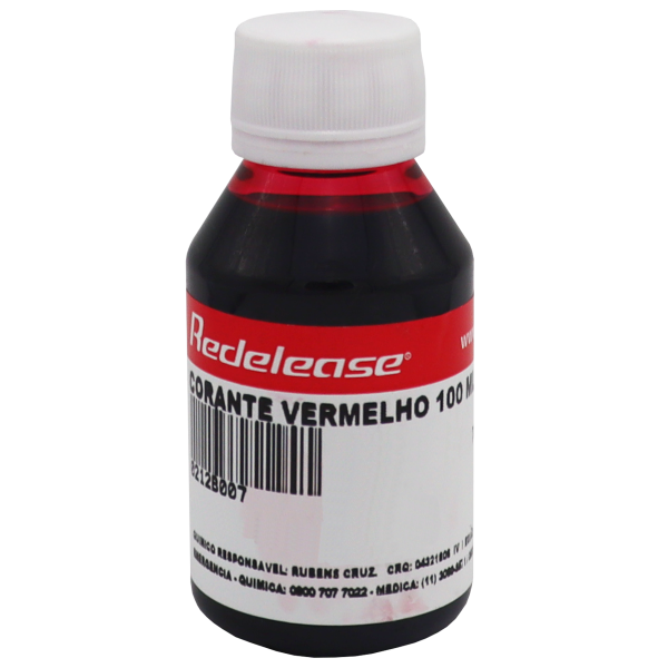 Corante Translúcido - Vermelho 100ml