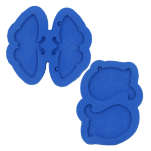Kit Moldes de Silicone Mariposa e Gato Galáctico