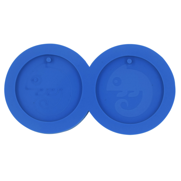 Molde de Silicone Pingente Camaleão