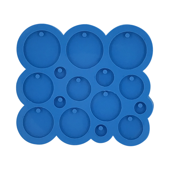 Molde de Silicone Pingentes Redondos