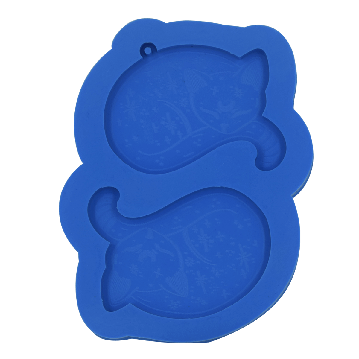 Molde de Silicone Gato Galáctico - Casa da Resina Epóxi