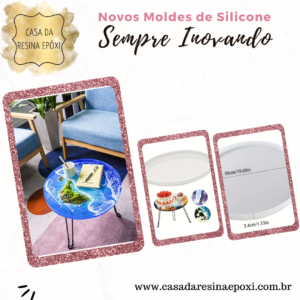 Molde Silicone - Mesa Bistrô 50cm