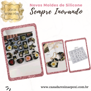Molde Silicone - Brincos / Pingentes