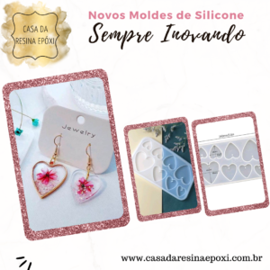 Molde Silicone - Brincos / Pingentes