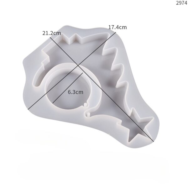 Molde Silicone - Natalino Árvore Natal 21.2x17.4cm - Image 2
