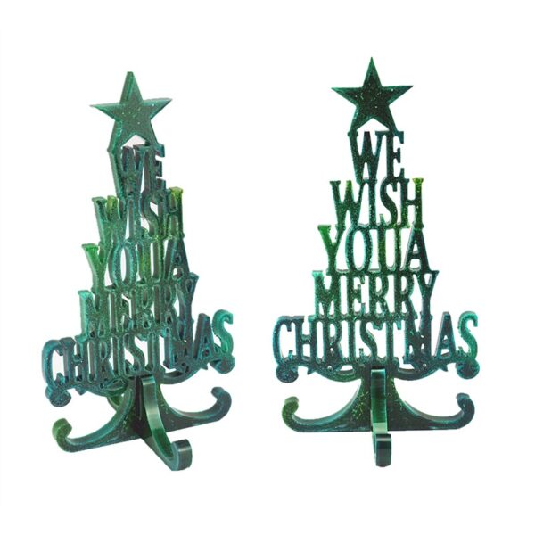 Molde Silicone - Natalino Arvore Natal Escrita 22x10cm - Image 3