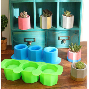 Molde Silicone - Trio de Vasos