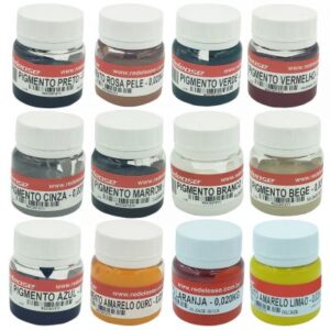 Kit Pigmento Epóxi Redelease Cores Sortidas - Completo c/ 12x20g