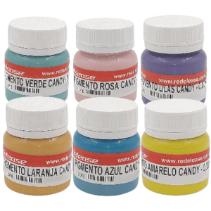 Kit Pigmento Epóxi Redelease Candy Colors -  Kit Completo c/ 6x20g