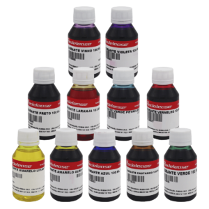 Kit Pigmento Epóxi Redelease Cores Translucida - Completo c/ 11x100ml