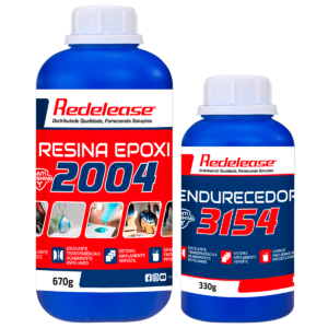 Resina 2004 Epoxi Transparente De Baixa Viscosidade Kit c/ 1kg