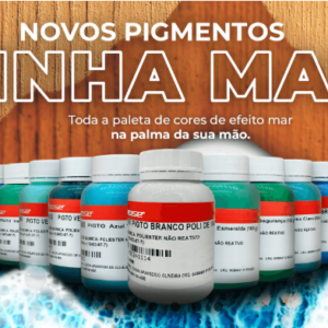 Kit Todos Pigmentos em Pasta 20g - Linha Mar