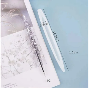 Molde De Silicone - Caneta Quadrada Pequena Importada