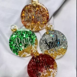 Molde Silicone (CMR303) - Bolinhas Natalinas c/ 4 Cavidades Lisa 7x6,5cm