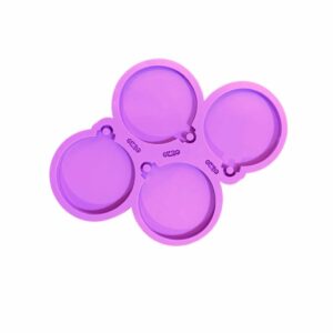 Molde Silicone (CMR309) - Bolinhas Natalinas c/ 4 Cavidades Lisa