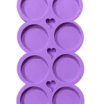 Molde Silicone - Redondo / Circulo 4.5cm c/ 8 Cavidades CMR324