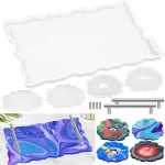 Molde Silicone  - Kit Bandeja Completo /4 Porta Copos / s/ Ferragem