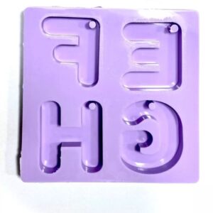 Molde Silicone - Alfabeto de E/H - CMR452
