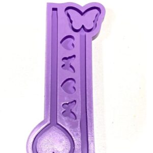 Molde Silicone - CANETA CORAÇÃO/BORBOLETAS - CMR555