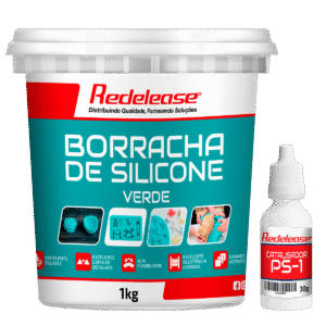 Borracha De Silicone Verde Alta Flex. c/ Catalisador 1kg